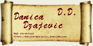Danica Džajević vizit kartica